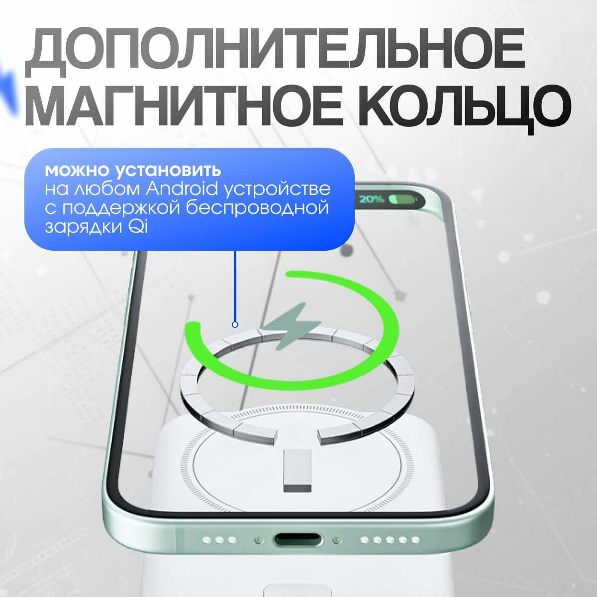 Внешний аккумулятор Movespeed Power Bank (YSPBL10-20) фотография 3