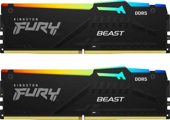 DRAM Kingston FURY Beast RGB EXPO 16GB 6000MT/s DDR5 CL36 DIMM (Kit of 2) (KF560C36BBEAK2-16) фотография 6