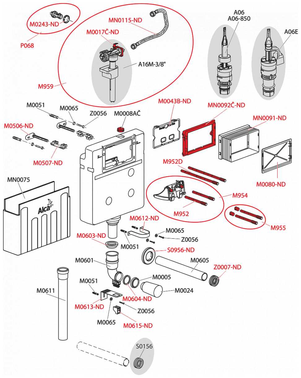 Бачок скрытого монтажа Alcadrain AM112 Basicмodul фотография 9