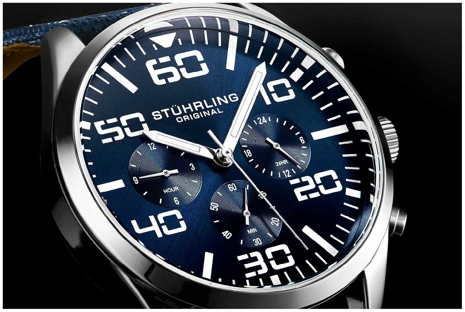 Наручные часы Stuhrling 4001.4 с хронографом фотография 1