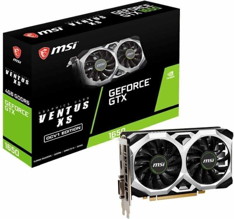 Видеокарта MSI GeForce GTX 1650 (D6 VENTUS XS OC) фотография 2