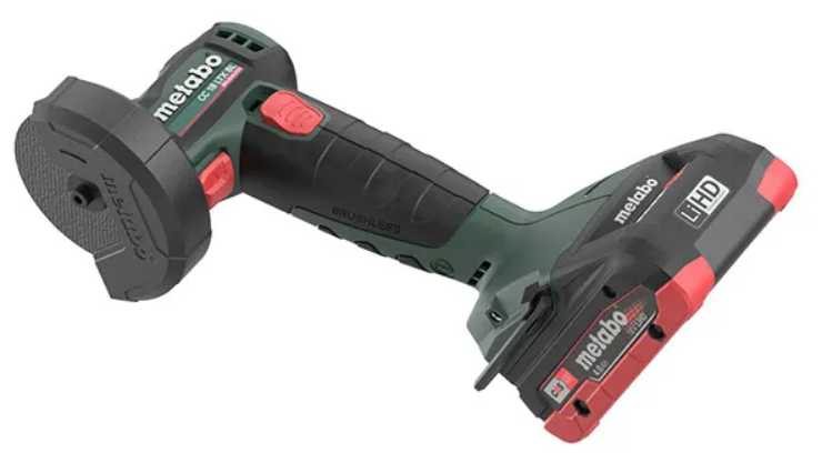 Аккумуляторная УШМ Metabo УШМ CC 18 LTX BL (600349850) фотография 3