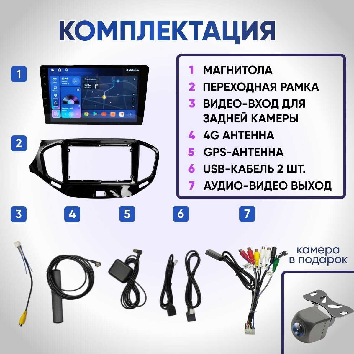 Магнитола Лада Веста 6/128ГБ фотография 2