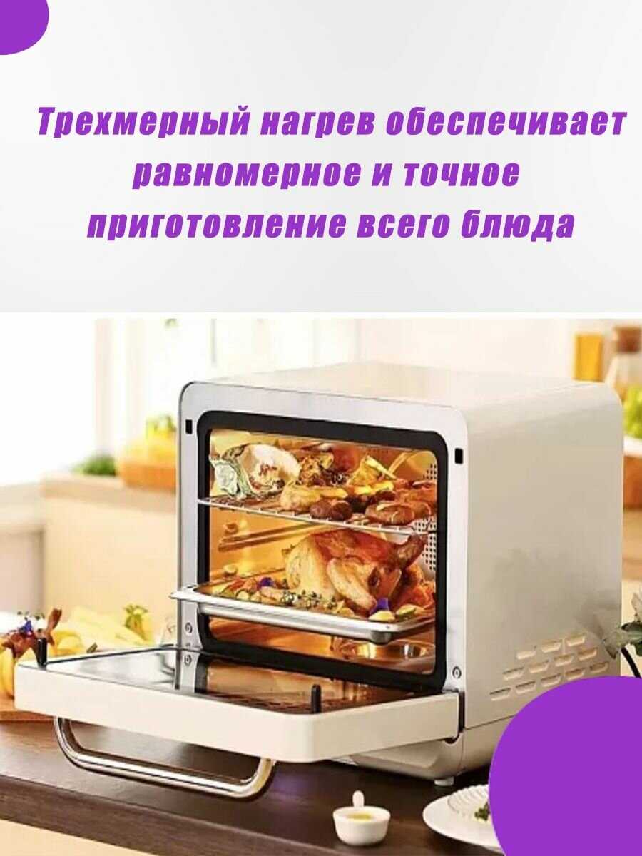 Портативный духовой шкаф Xiaomi Qcooker Smart Steam Electric Oven 20L (CL-ZK201Y) фотография 11