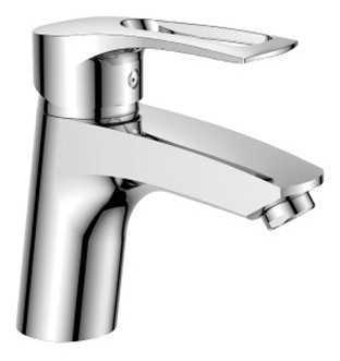 Смеситель для раковины (умывальника) Rossinka Silvermix T40-11, рычажный