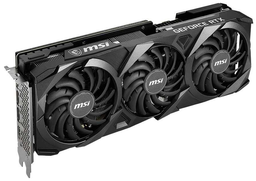 Видеокарта MSI GeForce RTX 3060 Ti VENTUS 3X 8GD6X OC фотография 1