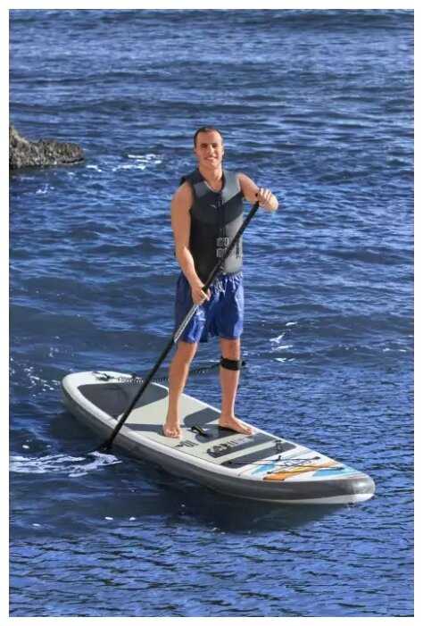 Cап доска SUP board Bestway Hydro-Force White Cap 3,05 м арт. 65341 фотография 17