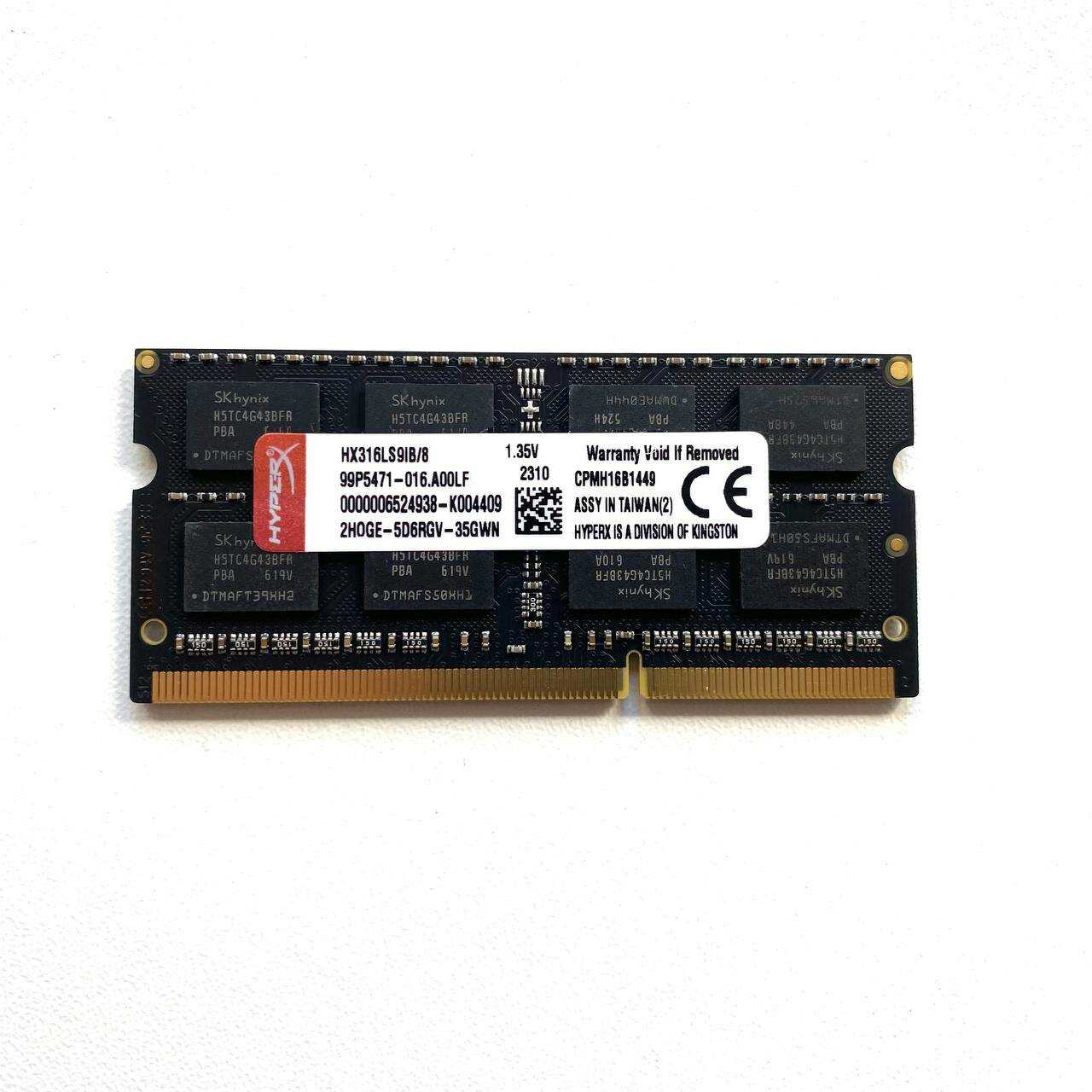 Оперативная память HyperX Impact (HX316LS9IB/8) фотография 11
