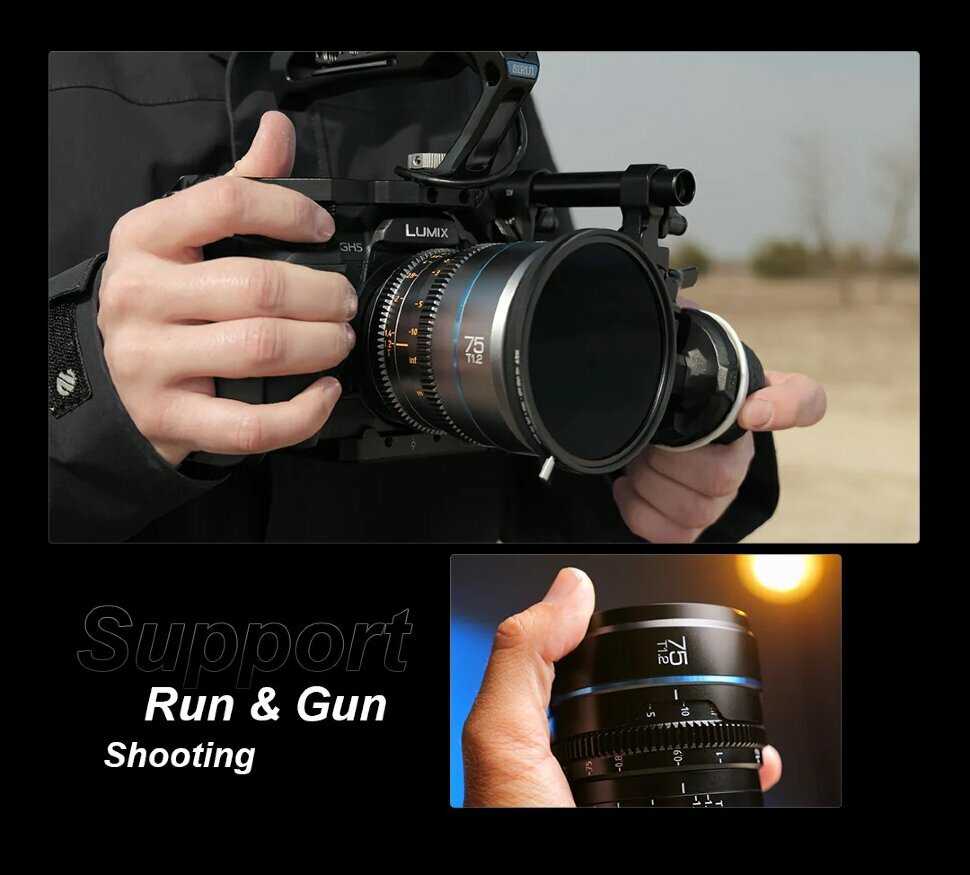 Объектив Sirui Nightwalker 16mm T1.2 S35 (Micro 4/3) фотография 3