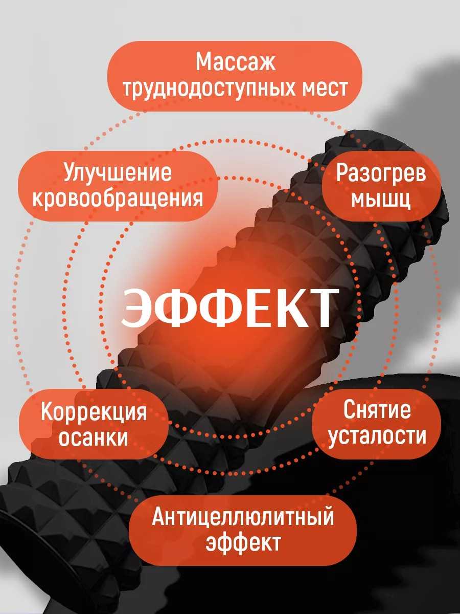 Ролик Conflate МФР массажный для спины валик спортивный для йоги фотография 15