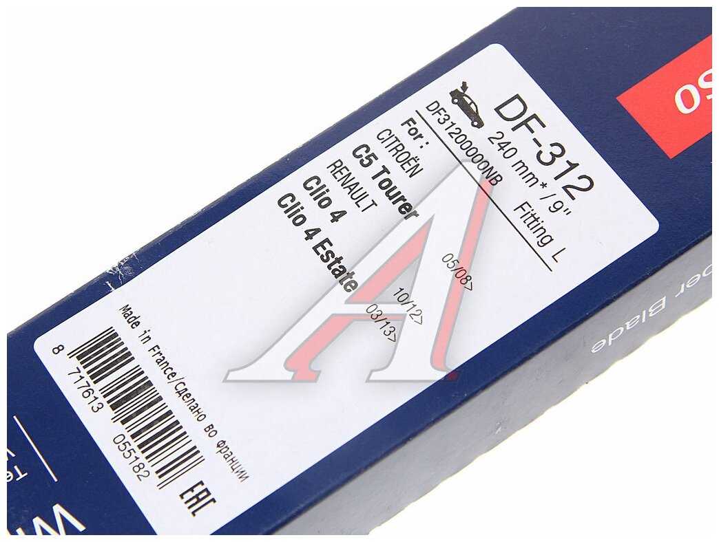 Щетка стеклоочистителя бескаркасная DENSO DF-312 фотография 2