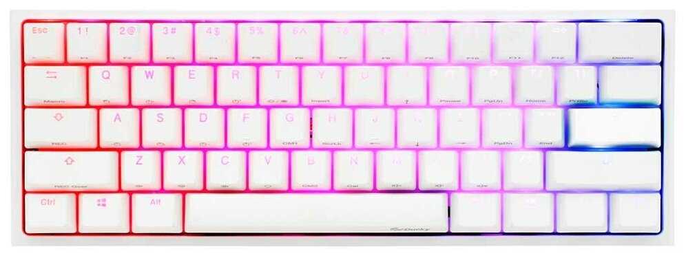 Клавиатура Ducky One 2 Mini RGB PURE WHITE Cherry MX Brown фотография 4