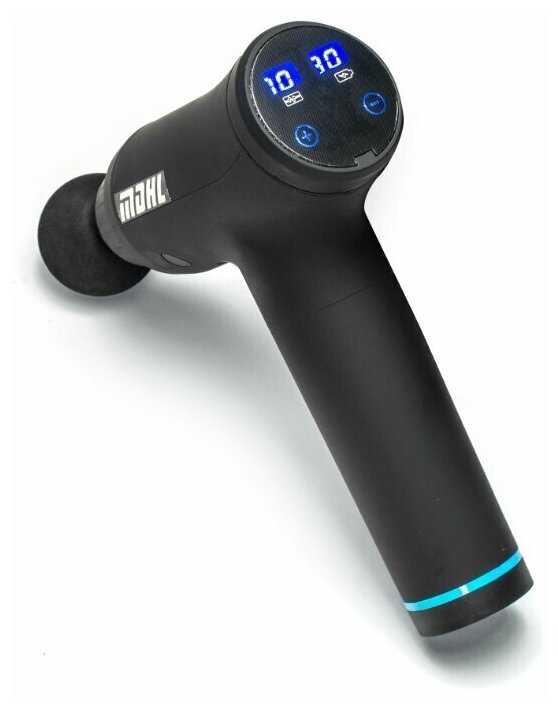 MDHL Pro. Массажный пистолет. Перкуссионный ударный массажёр. Чёрный. фотография 3