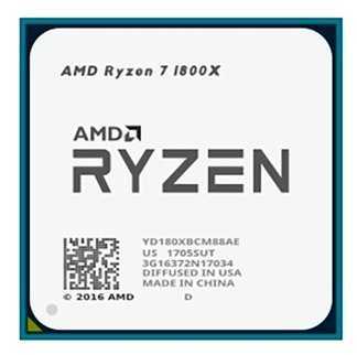 Процессор AMD Ryzen 7 1800X AM4, 8 x 3600 МГц фотография 1