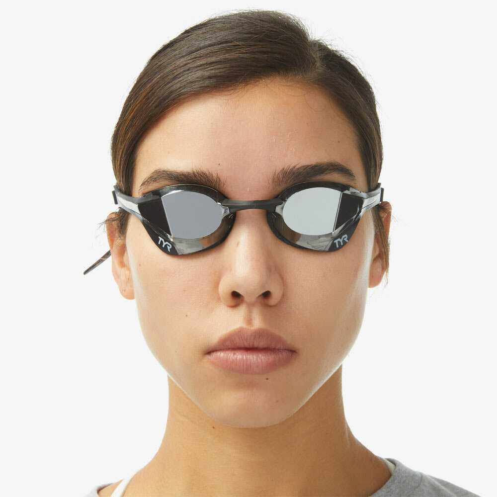 Очки для плавания TYR Tracer-X Elite Racing Mirrored фотография 3