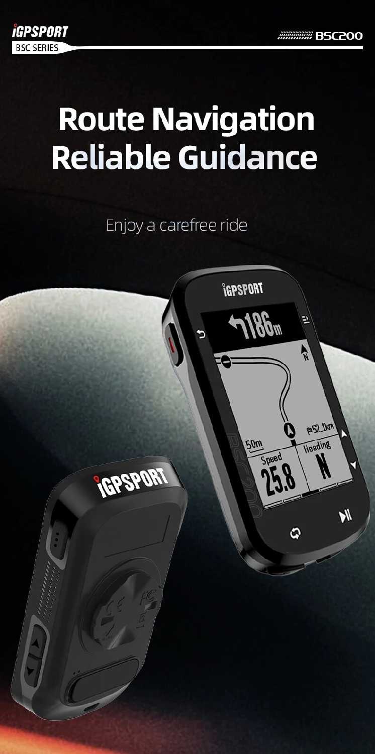 Велокомпьютер IGPSPORT BSC200 (BSC200C) фотография 15