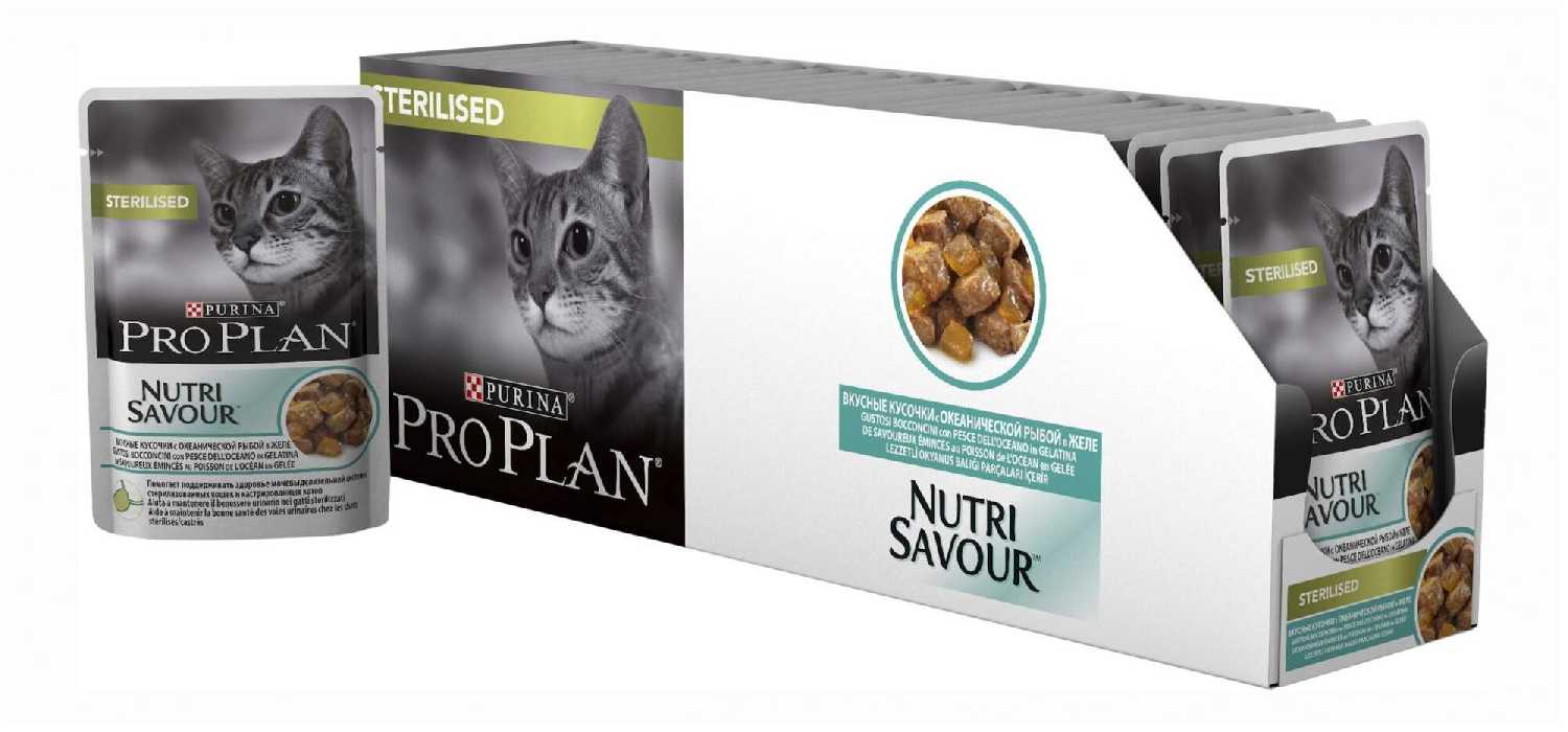 Корм Pro Plan Nutri Savour с океанической рыбой фотография 11