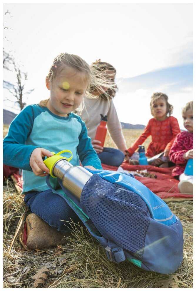 Детская бутылка Klean Kanteen Kid Classic Narrow Sport 12oz (355 мл) Brushed Stainless 1008776 фотография 3