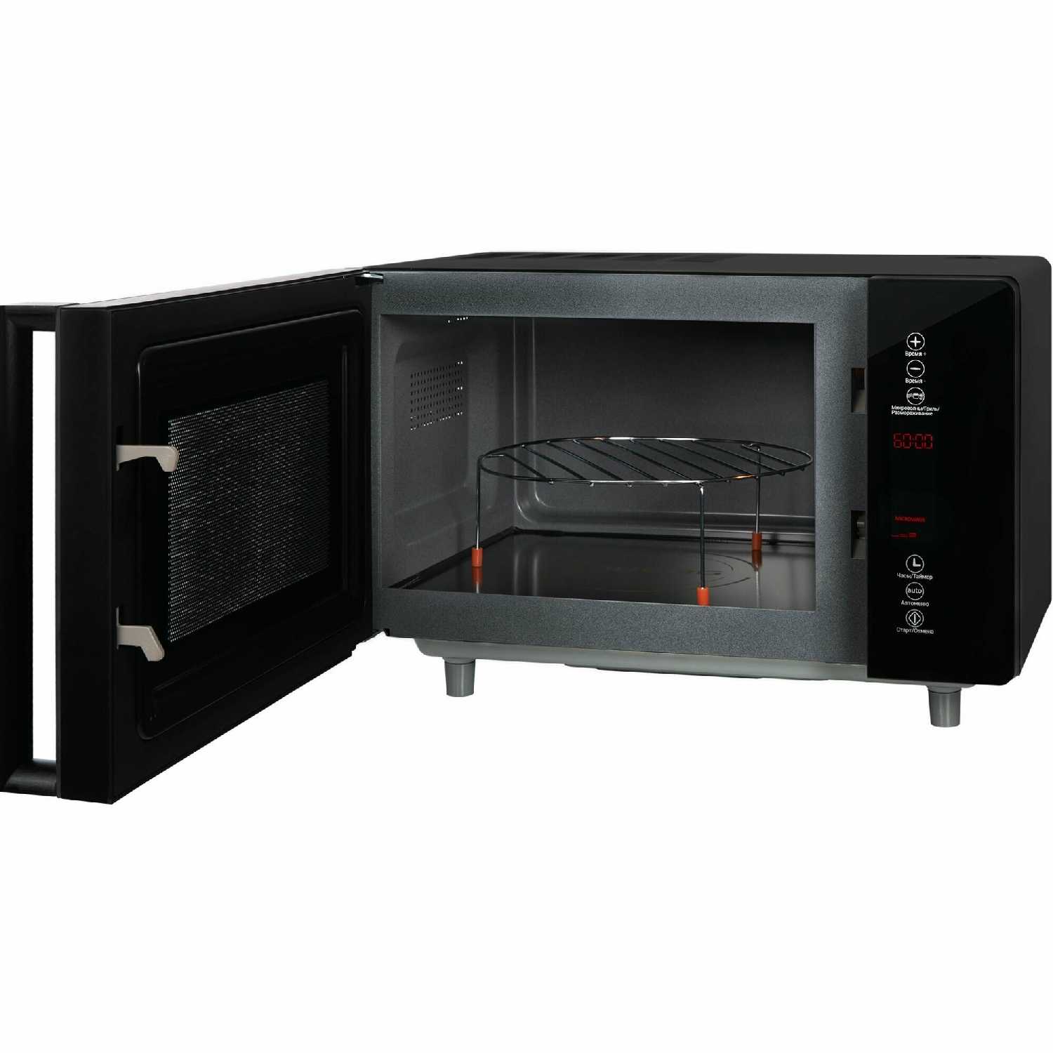 Микроволновая печь HIBERG VM-4588 отдельностоящая, 25 л, кварцевый гриль фотография 4