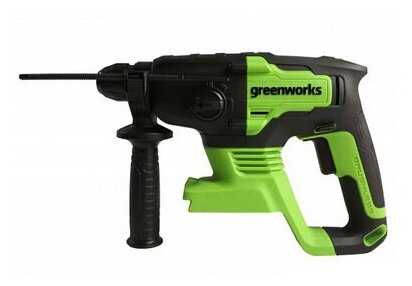 Перфоратор аккумуляторный Greenworks GD24SDS2 3803007, без аккумулятора фотография 7