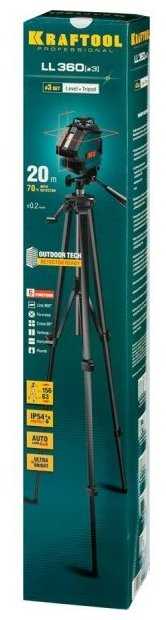 Лазерный нивелир Kraftool LL360 (34645-3) фотография 17