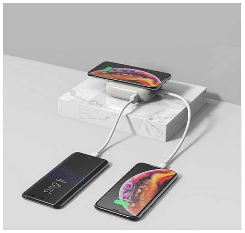 Внешний аккумулятор Xiaomi SOLOVE Wireless Charger 10000mAh (W5) фотография 6