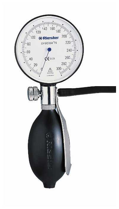 Тонометр Rudolf Riester Precisa N, встроенный стетоскоп, большая манжета на липучке фотография 1