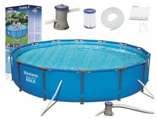 Каркасный бассейн Bestway STEEL PRO MAX 56984 (305х100см) фотография 1