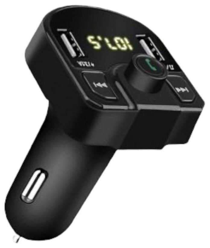 FM трансмиттер bluetooth / Трансмиттер автомобильный / Автомагнитола с bluetooth / Зарядка в авто фотография 1