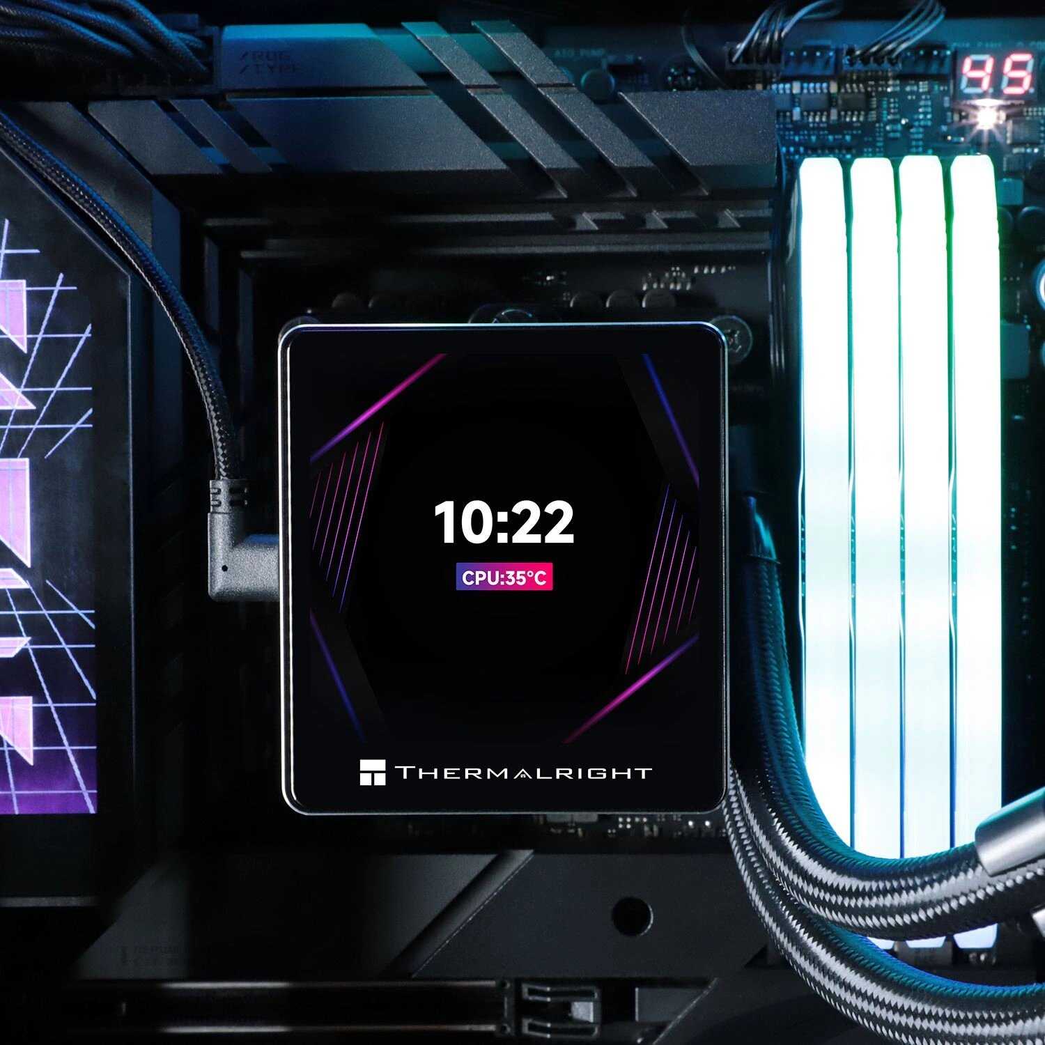 Система жидкостного охлаждения Thermalright Grand Vision 360 [G-VISION-360-BL-ARGB] фотография 7