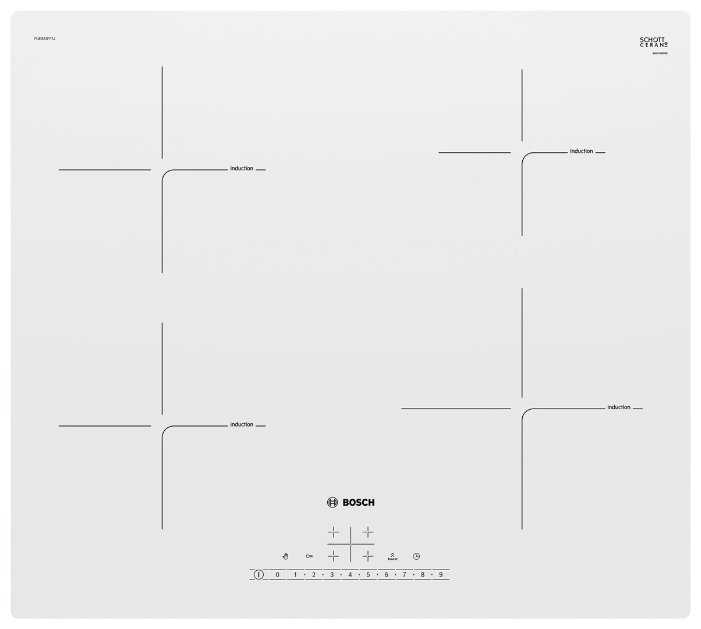 Индукционная варочная панель Bosch PUE612FF1J