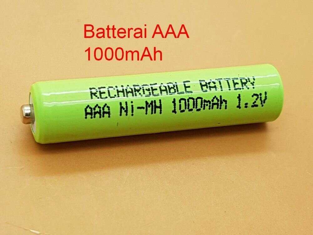Батарейки Аккумуляторные NI-MH (AAA, 1000mAh, 1.2V) фотография 1