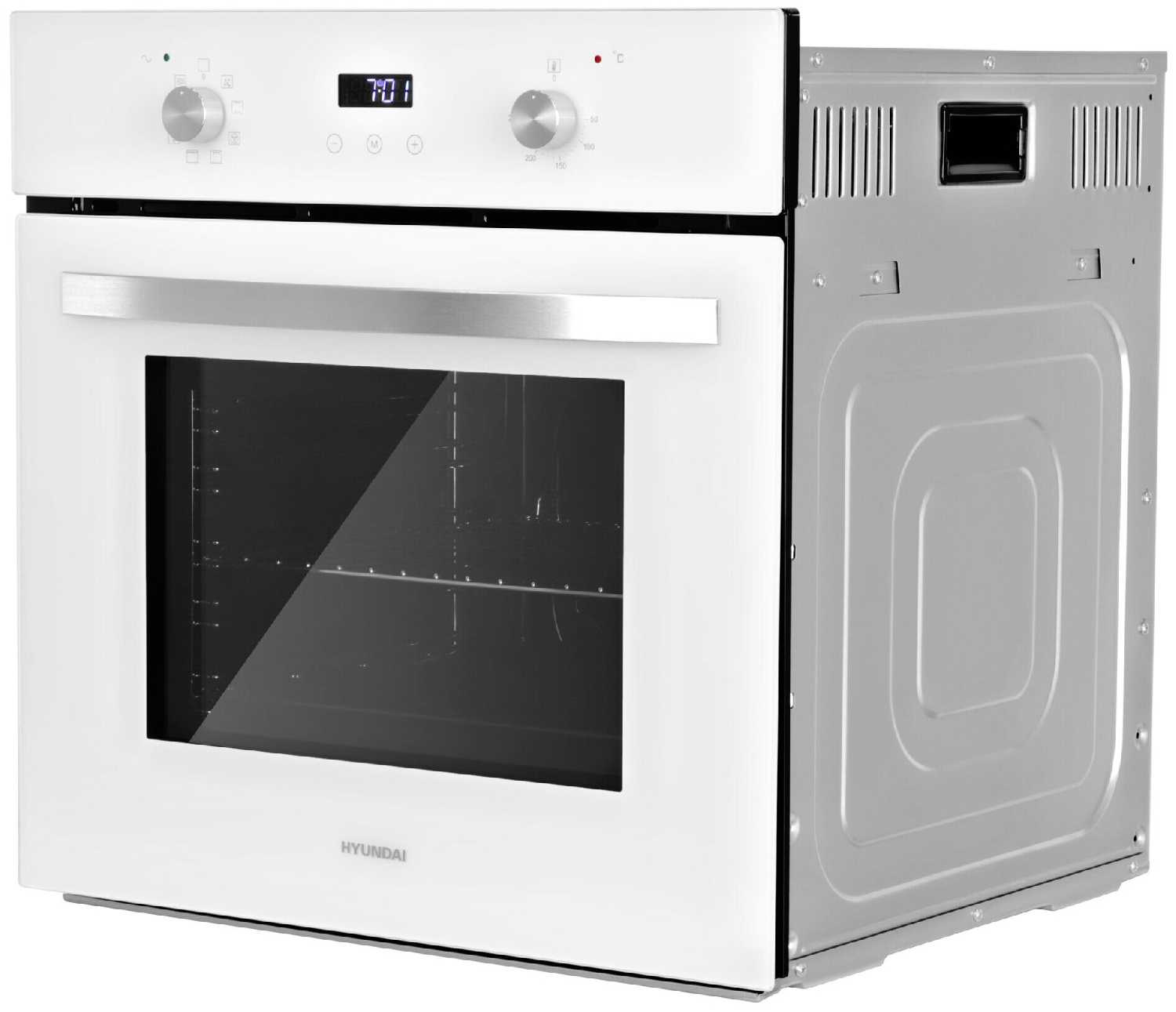 Духовой шкаф Электрический Hyundai HEO 6647 WG белый фотография 1