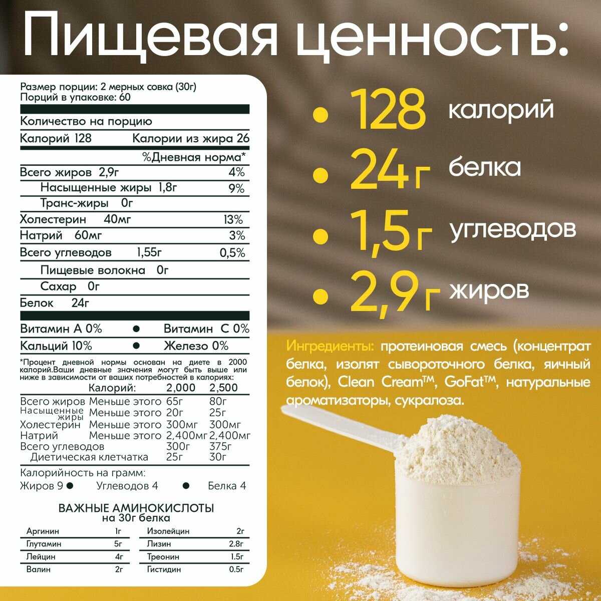 Протеин Life Protein Протеин сывороточный + Изолят (4LB) фотография 10