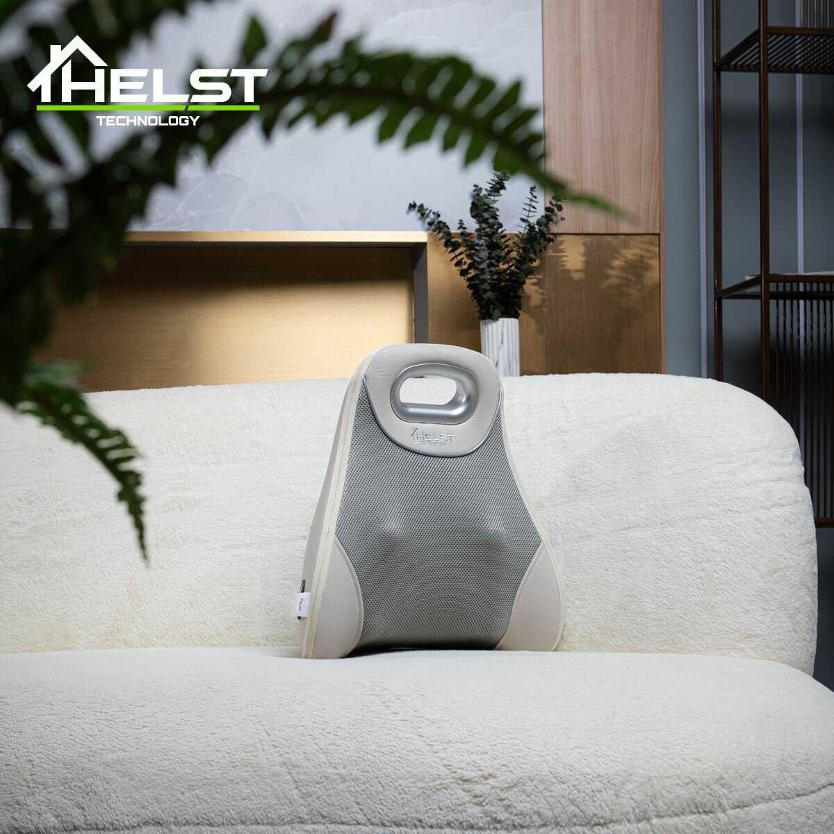 Портативный массажер HELST Портативный массажер с подогревом (HMC-600GY) фотография 3