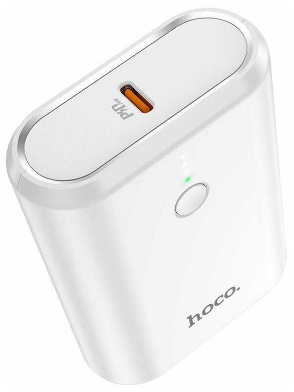 Портативный аккумулятор Hoco Q3 PD20W + QC3.0 10000mAh Белый фотография 3