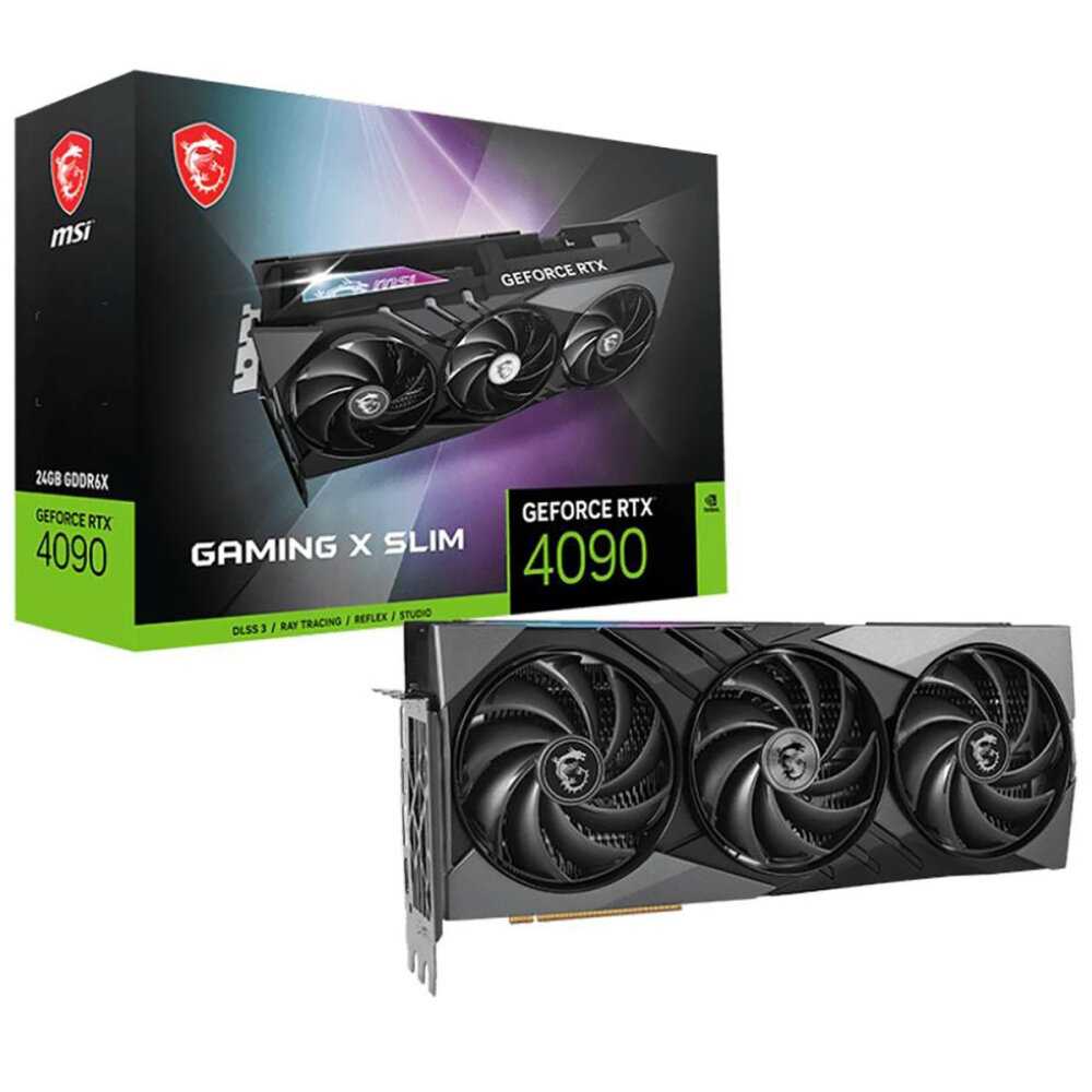 Видеокарта GeForce RTX 4090 GAMING X SLIM (24G) фотография 1