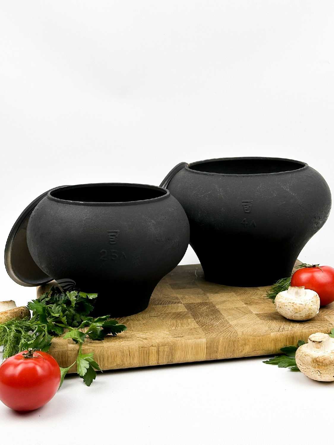 Комплект чугунных горшков Комплект чугунных горшков (2.5 л и 4 л) фотография 21