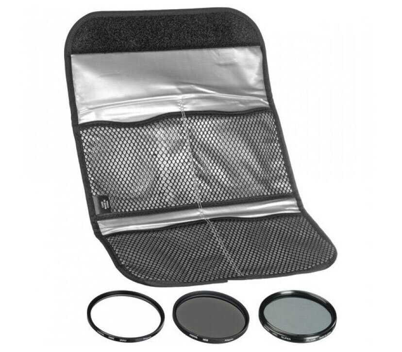 Комплект светофильтров Hoya DIgital filter kit: UV (C) HMC Multi, PL-CIR, NDX8 (40.5mm) фотография 5