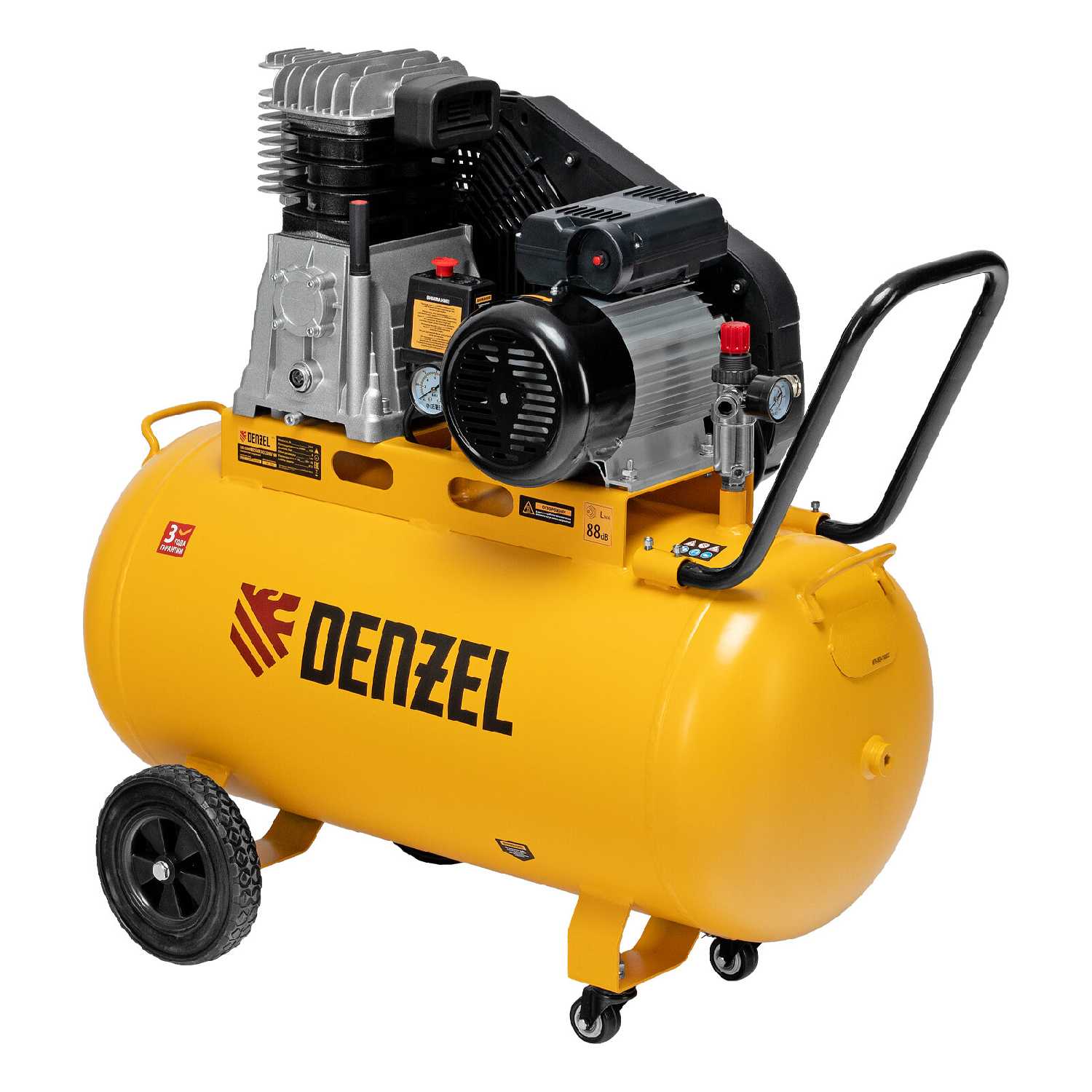 Компрессор воздушный Denzel BCI 2200/100 (58116) фотография 1