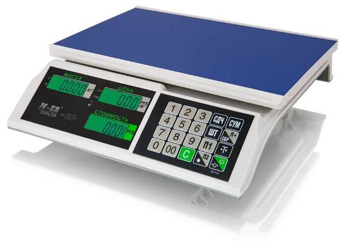 Весы торговые Mertech M-ER 326 AC-15.2 Slim LCD фотография 1