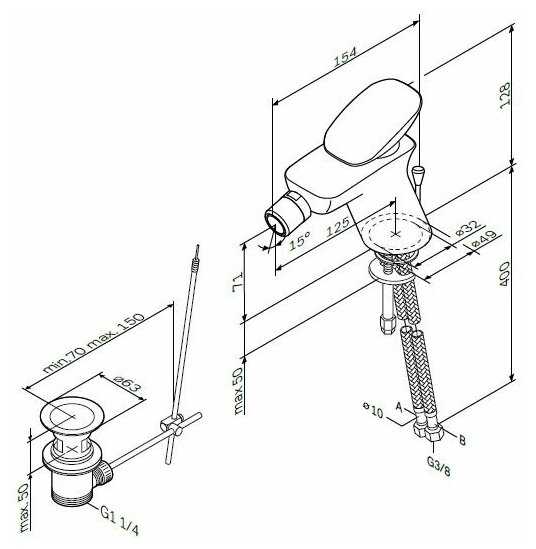 Смеситель Am.Pm F70A83100 фотография 9