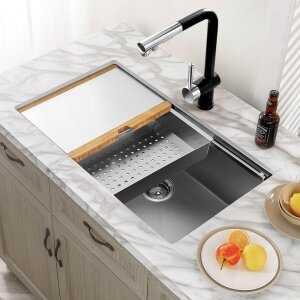 Многофункциональная кухонная мойка Xiaomi Mensarjor Kitchen Multifunctional Sink (2618) фотография 8