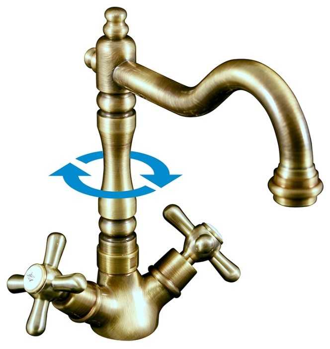 Смеситель для кухни (мойки) Slezak RAV Morava Retro MK120.5/8SM, рычажный