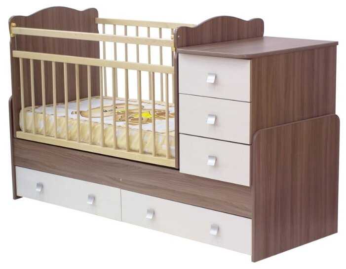 Кроватка Мир Колибри Колибри 1700 (600) (трансформер), трансформер фотография 1
