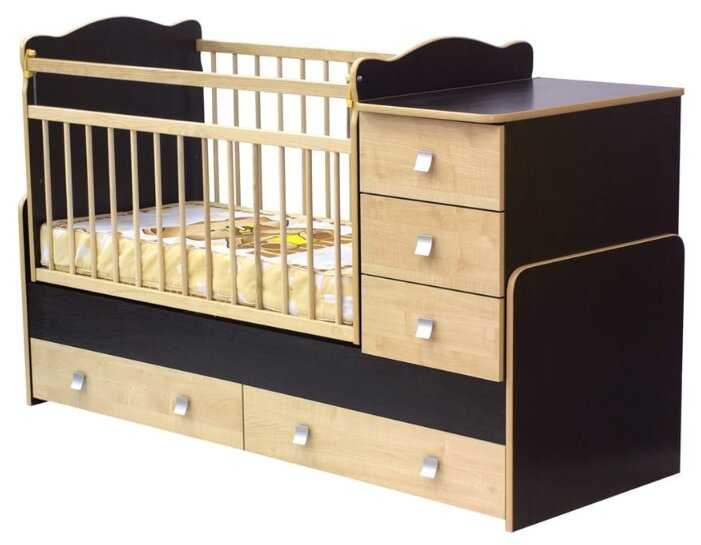 Кроватка Мир Колибри Колибри 1700 (600) (трансформер), трансформер фотография 2