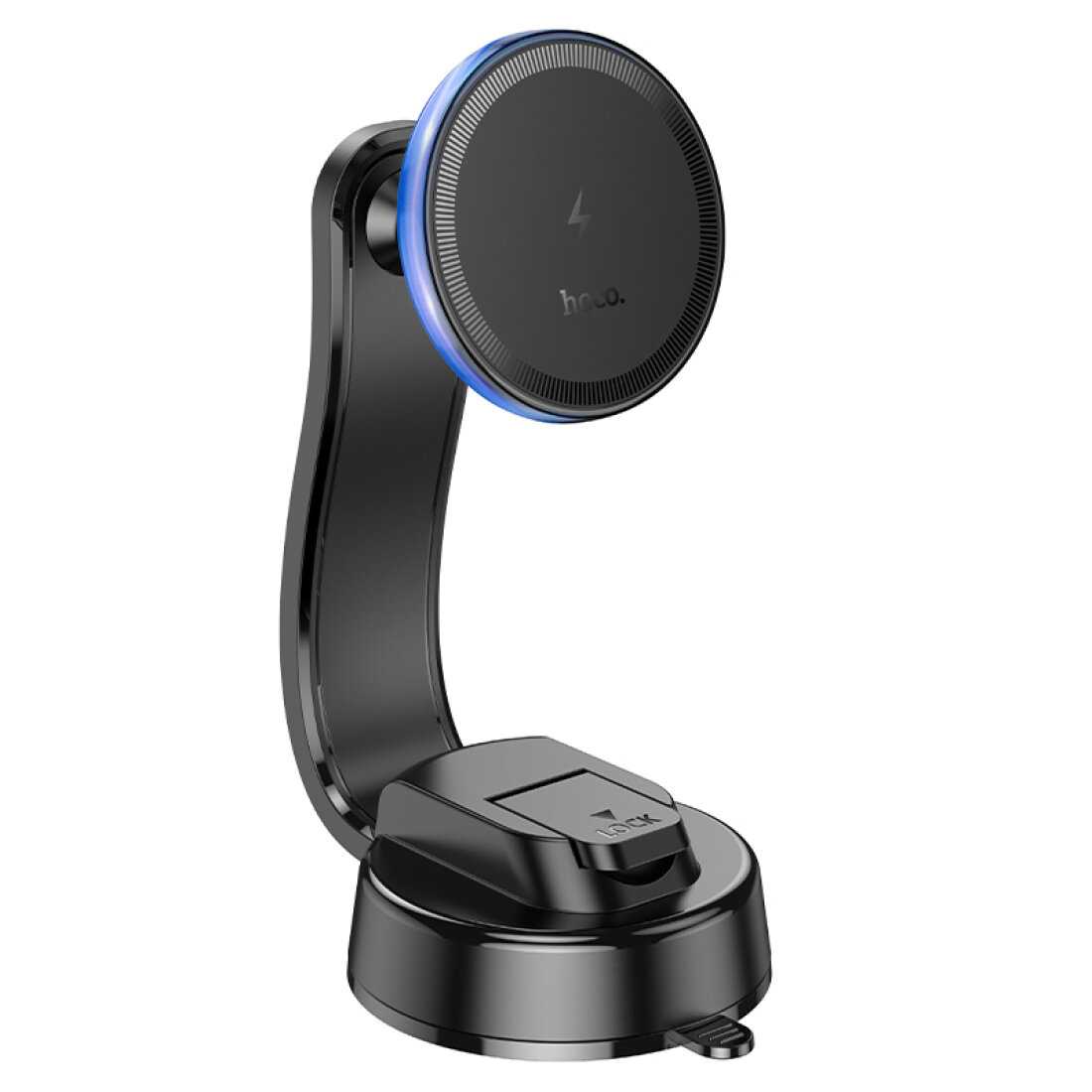 Держатель автомобильный на торпеду HOCO HW25 [магнитный с беспроводной зарядкой] фотография 3