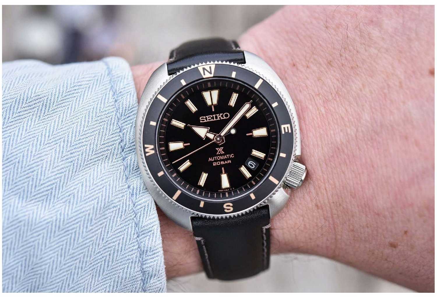 Японские механические наручные часы Seiko SRPG17K1 фотография 2
