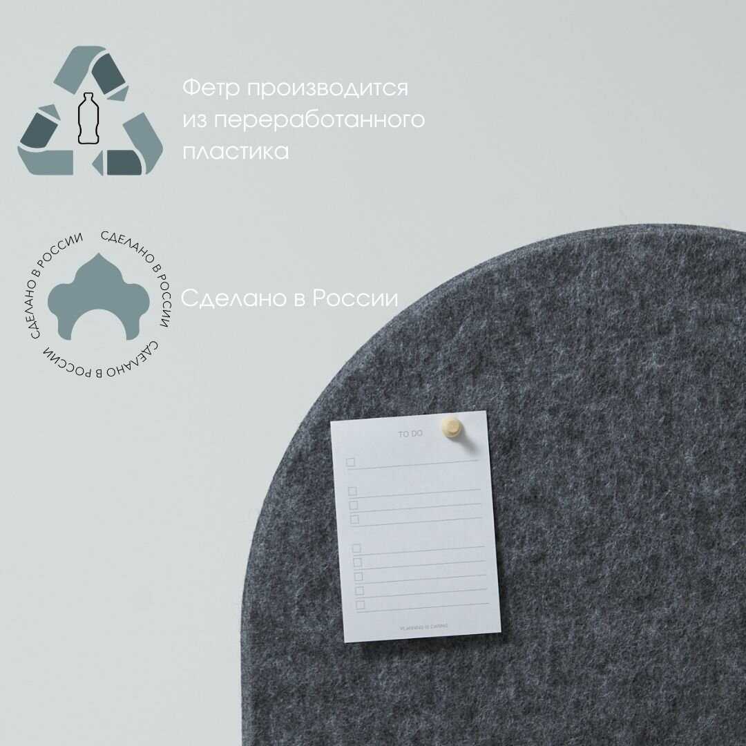 Доска для заметок из фетра Доска для заметок из фетра Арка фотография 8