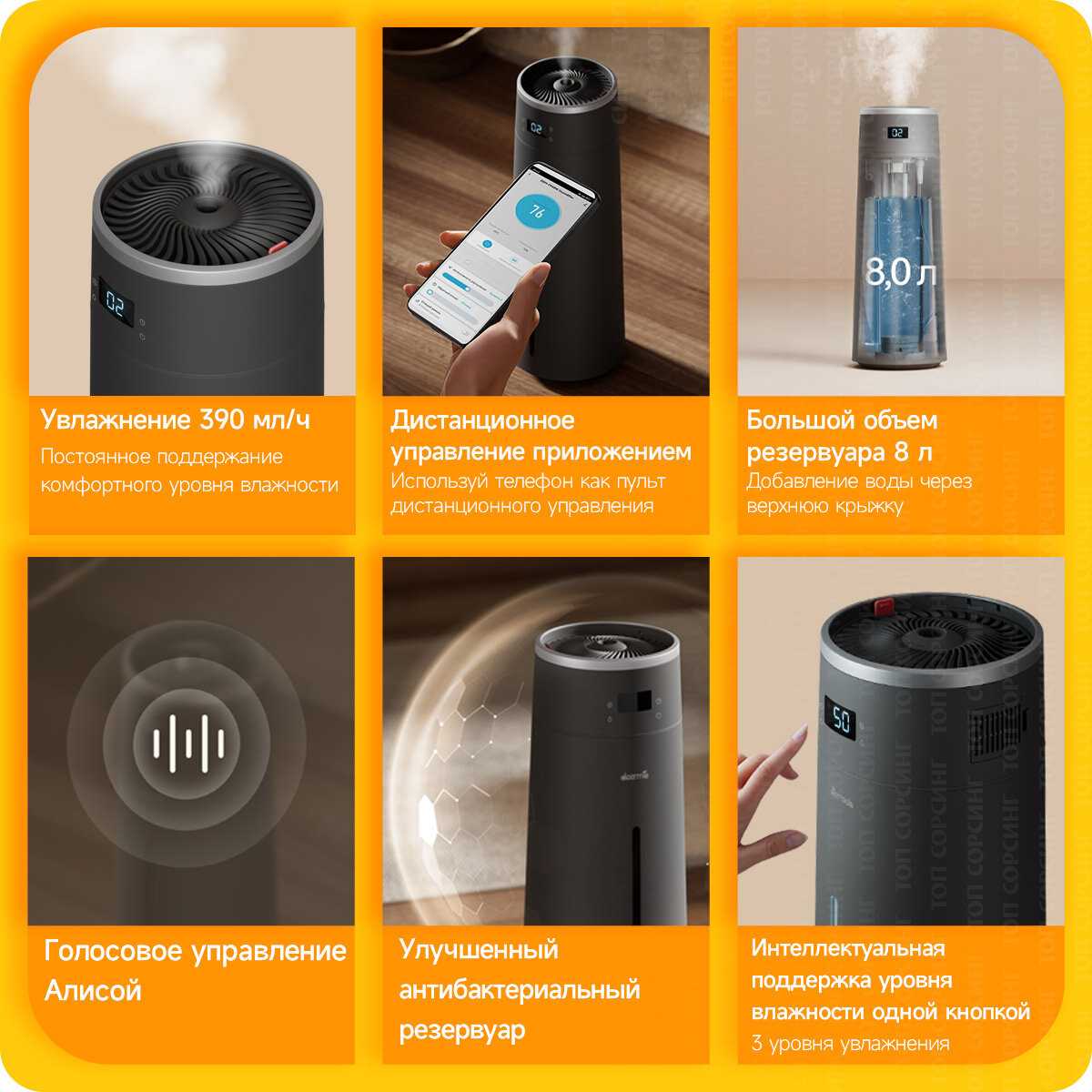 Xiaomi Увлажнитель воздуха Xiaomi Mijia Humidifier 2 (MJJSQ06DY) white, CN (переходник в комплекте) фотография 12